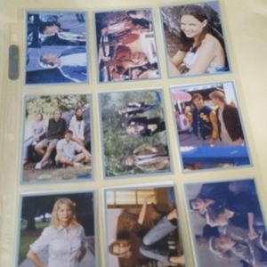DAWSONS creek 18 sticker cards 1 card sleeve